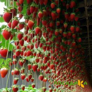 Клубника ампельная Анастасия купить по цене от 370р. в интернет-магазине «Посадика» с доставкой почтой в в Завитинске и по всей России – [изображение №1].